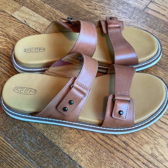 New! Keen 1022589 Lana Brown Slide Sandal Size 9 - Picture 2 of 3
